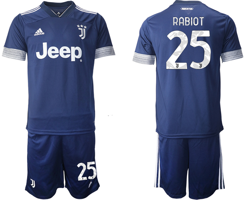 Men 2020-2021 club Juventus away #25 blue Soccer Jerseys->juventus jersey->Soccer Club Jersey